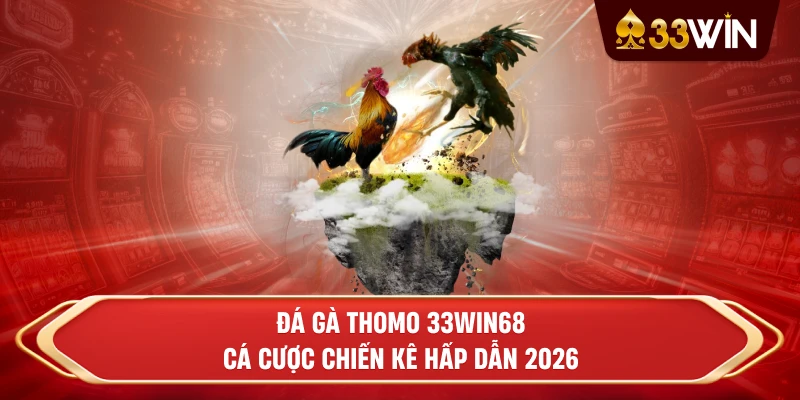 Đá gà Thomo 33win68 – Cá cược chiến kê hấp dẫn 2026