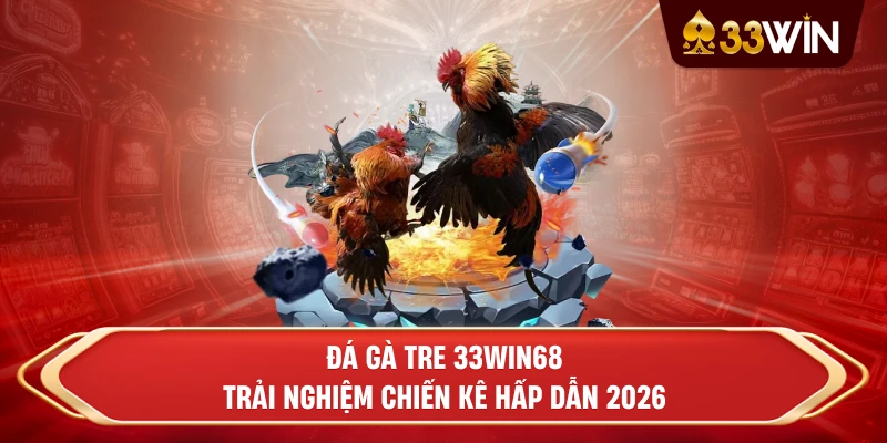 Đá gà tre 33win68 – Trải nghiệm chiến kê hấp dẫn 2026